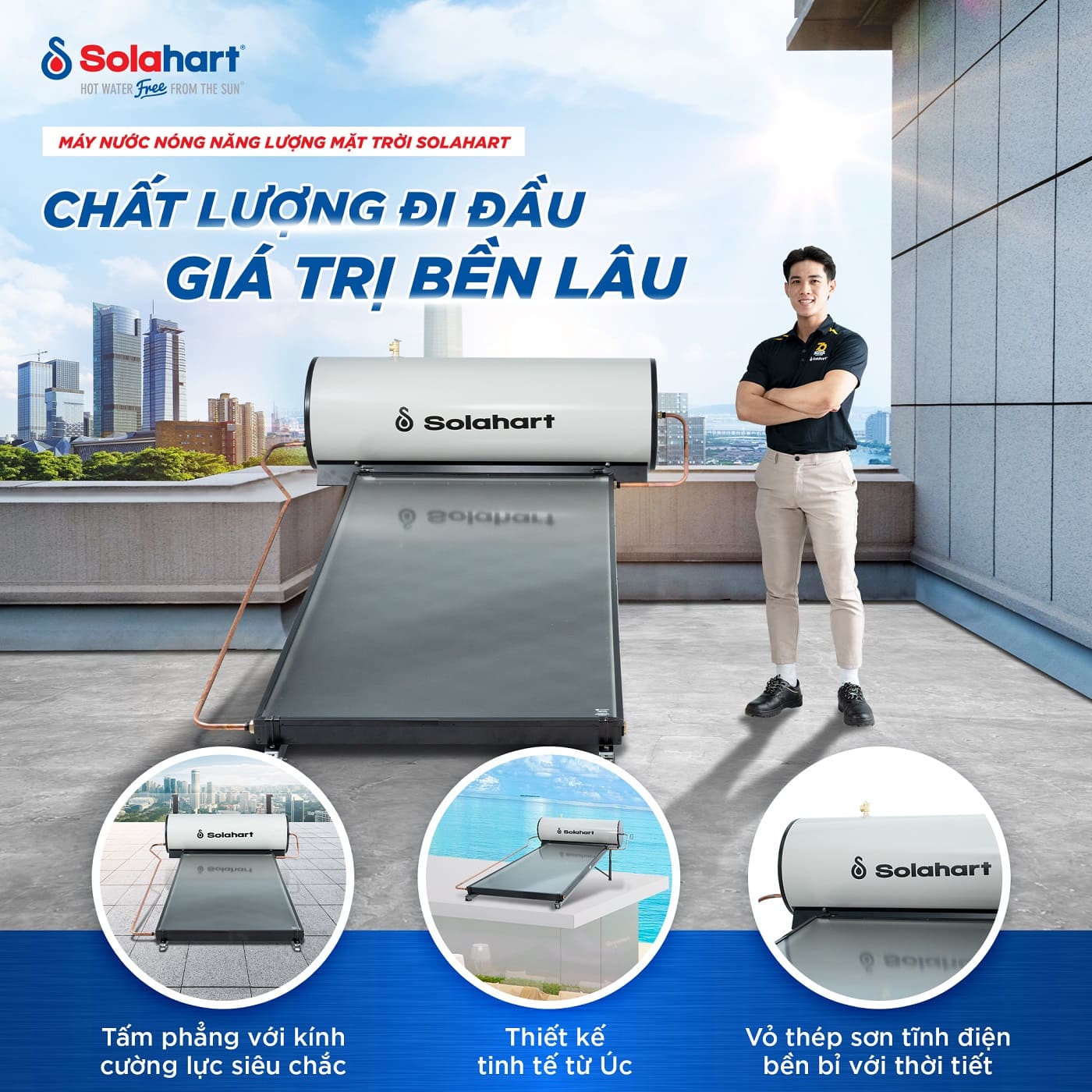 Solahart 150 lít chất lượng đi đâu giá trị bên lâu