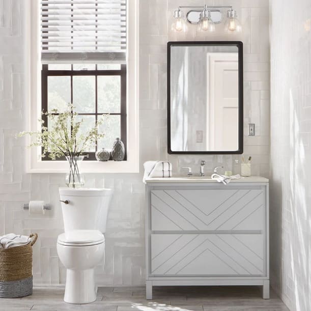 Sử dụng vật liệu hút ẩm trong nhà vệ sinh 