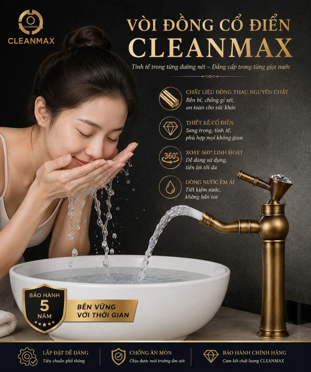 Vì sao nên chọn Clean Max tại Luxbath?