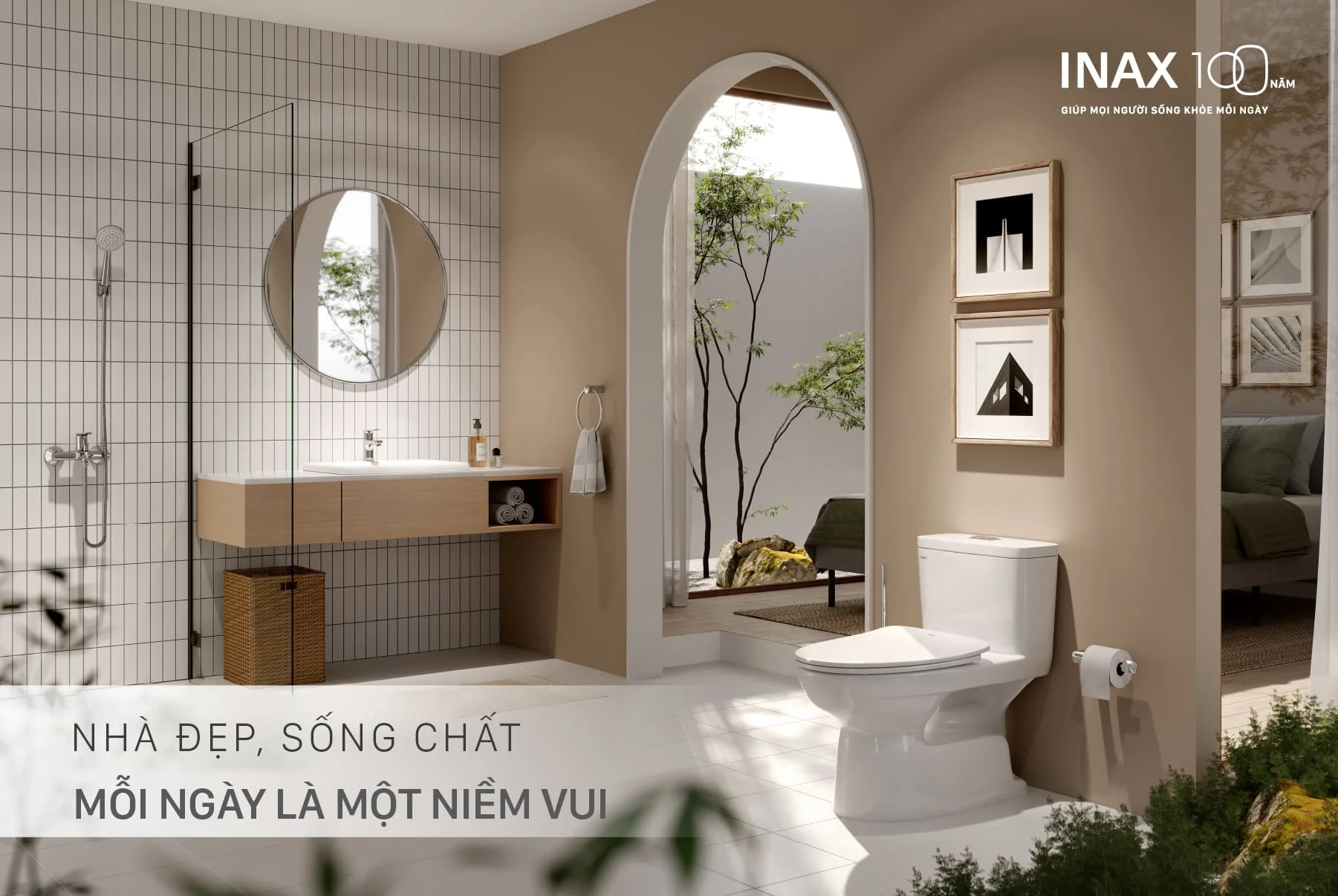 Thiết bị vệ sinh đồng bộ tăng hiệu quả sử dụng