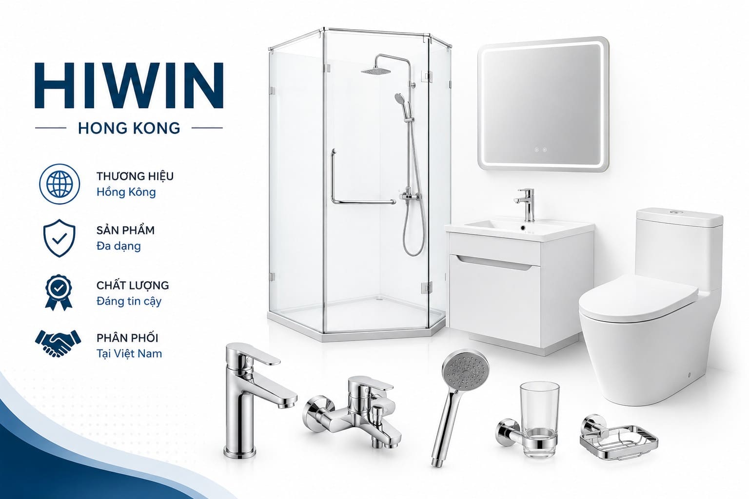 Thiết bị vệ sinh Hiwin của nước nào?