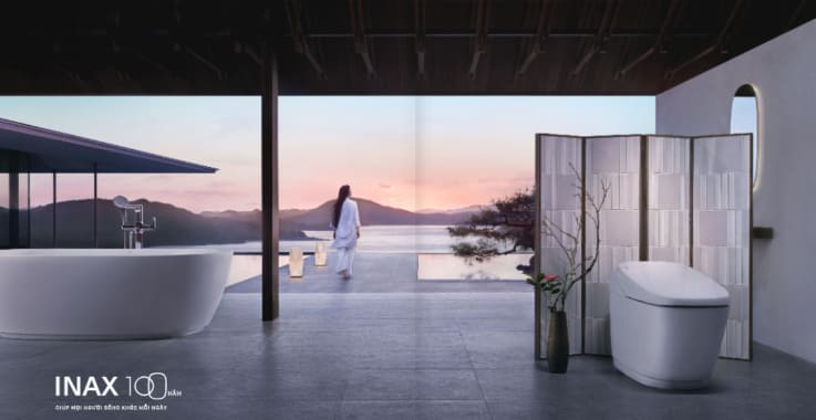 Thiết bị vệ sinh Inax 100 năm