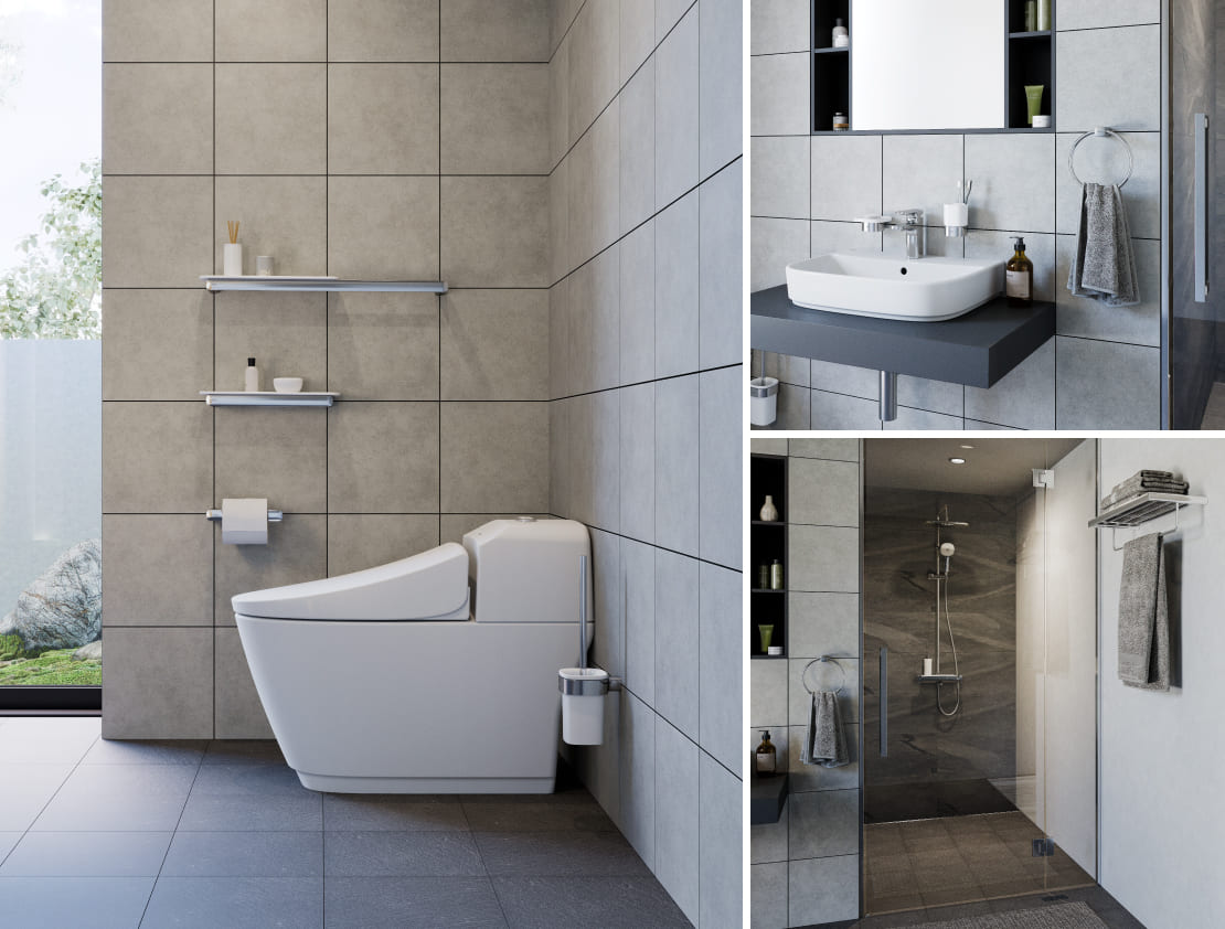 Thiết bị vệ sinh Inax đồng bộ