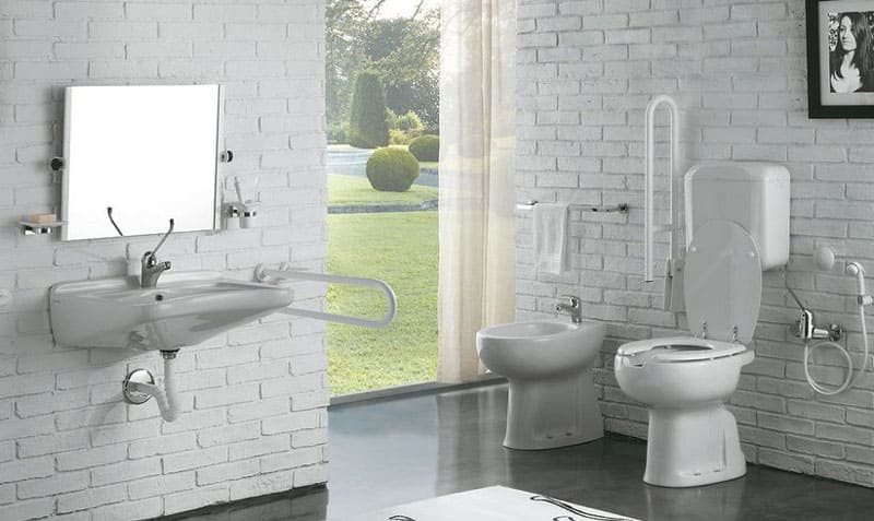 Thiết bị vệ sinh cho người khuyết tật chính hãng