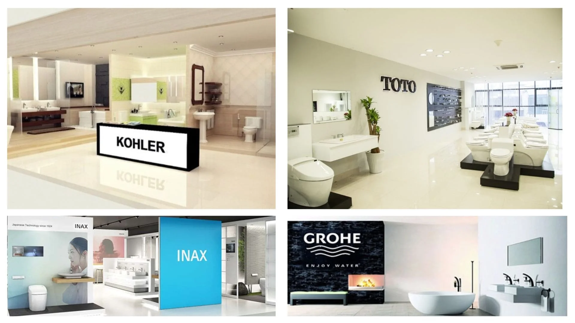 Thiết bi vệ sinh nhập khẩu tại Luxbath 