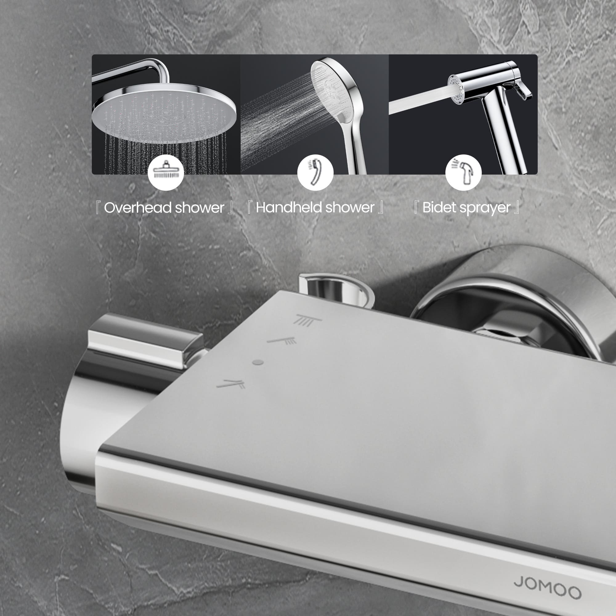 Thiết kế sen tắm Jomoo đẹp từng chi tiết