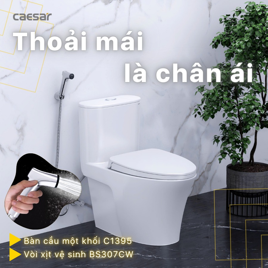 Thương hiệu bồn cầu Caesar 