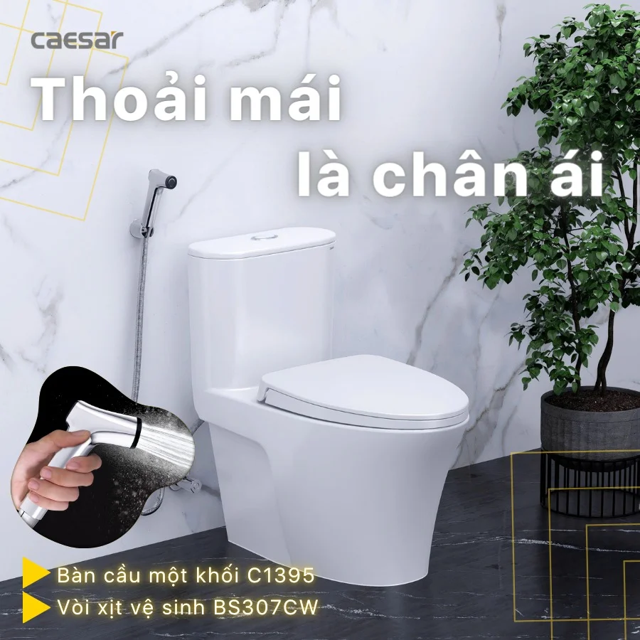 Thương hiệu bồn cầu Caesar 