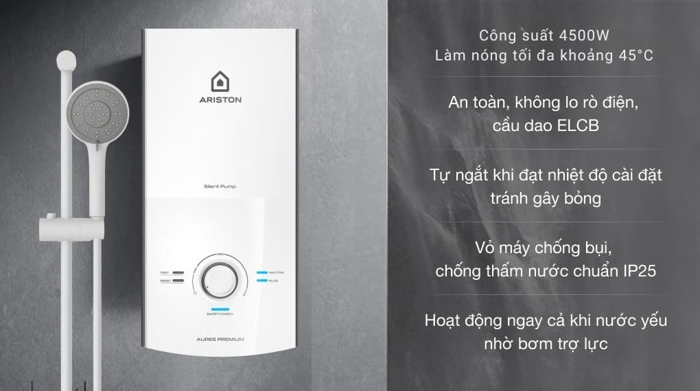 Tiêu chí đánh giá máy nước nóng trực tiếp tốt