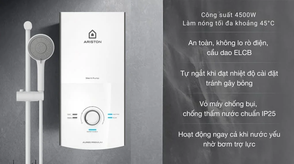 Tiêu chí đánh giá máy nước nóng trực tiếp tốt