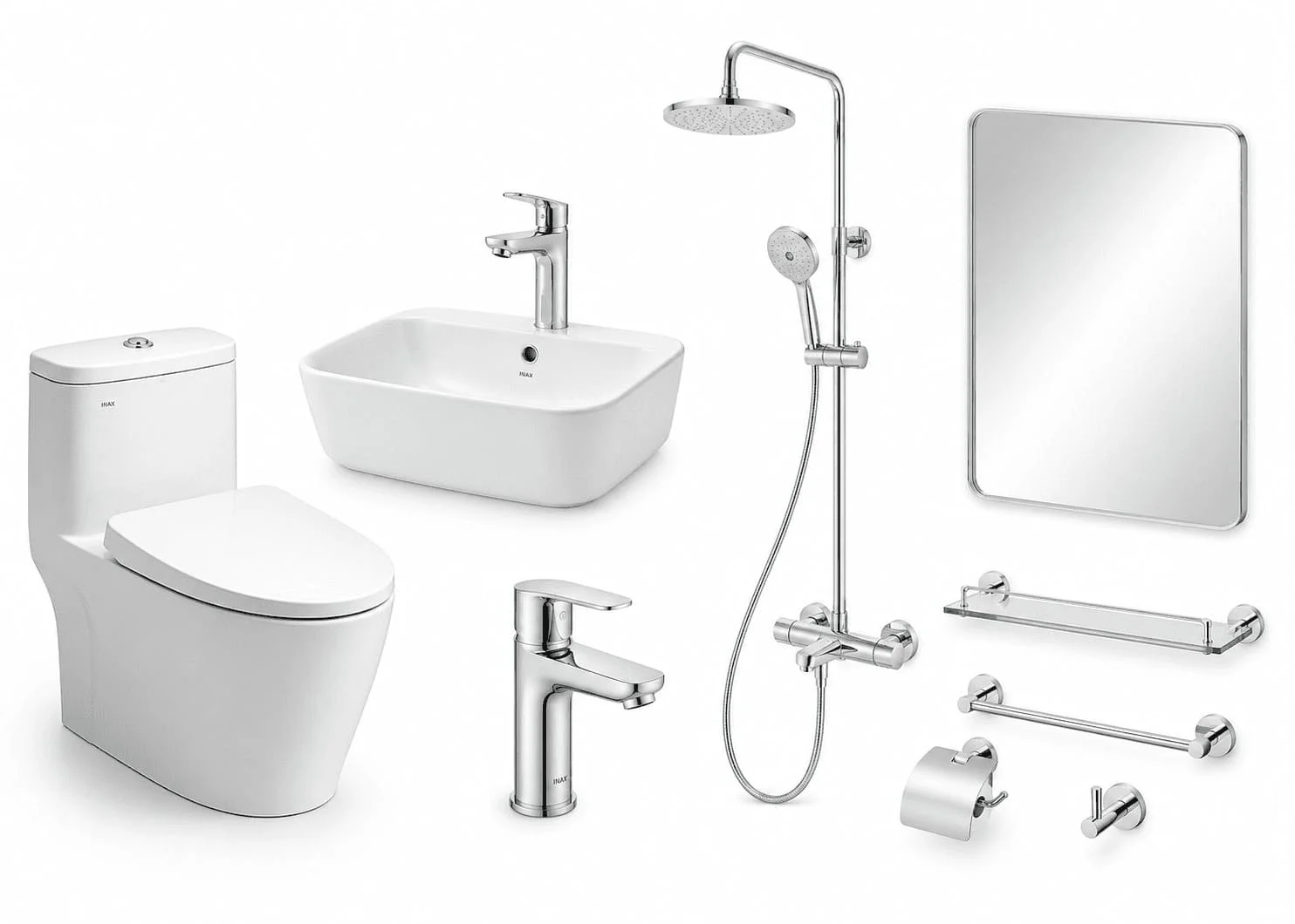 Trọn bộ thiết bị vệ sinh Inax gồm những gì?