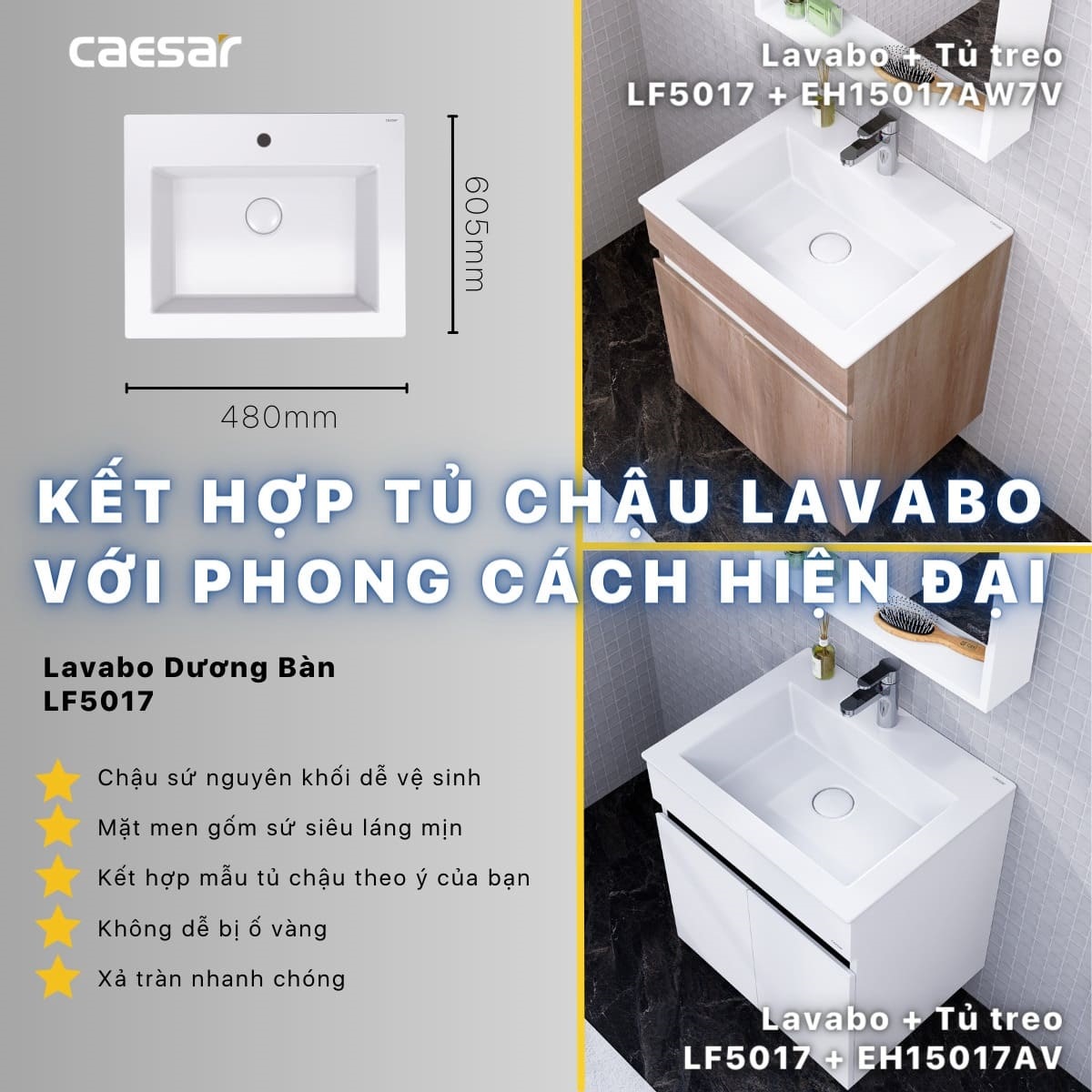  Tủ chậu Caesar là gì?