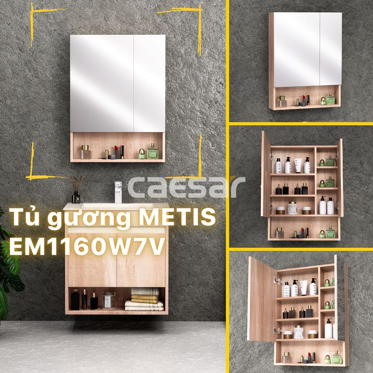 Tủ gương Caesar là gì?