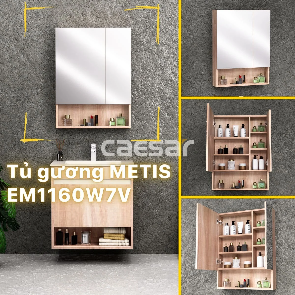 Tủ gương Caesar là gì?