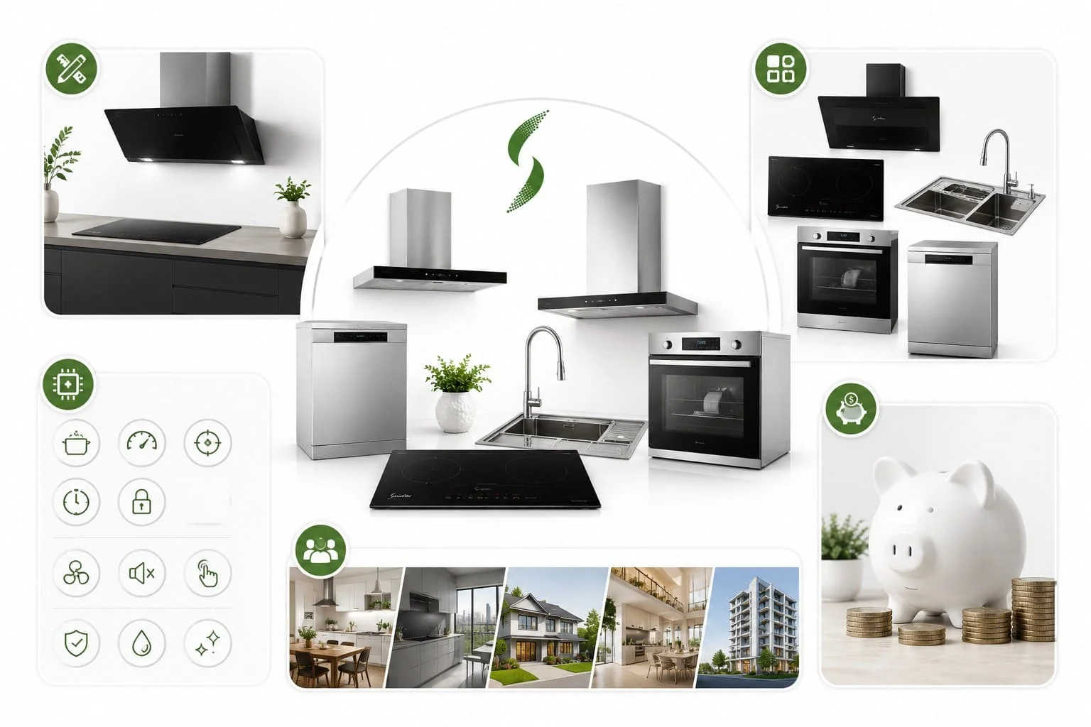 Ưu điểm của thiết bị nhà bếp Sevilla