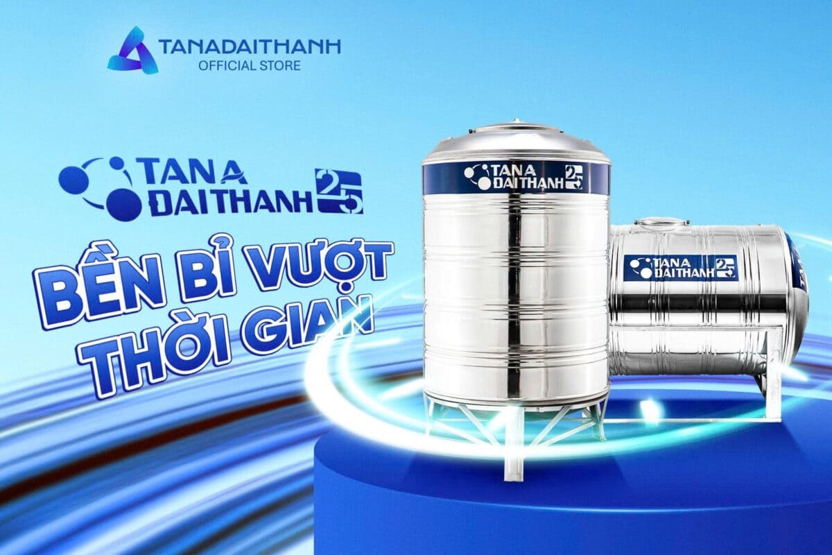 Ưu điểm vượt trội của bồn nước inox Tân Á
