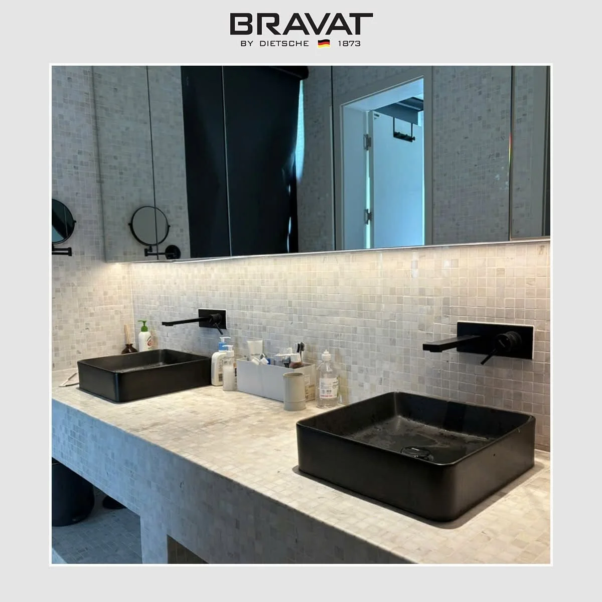 Vì sao nên chọn thiết bị vệ sinh Bravat màu đen?