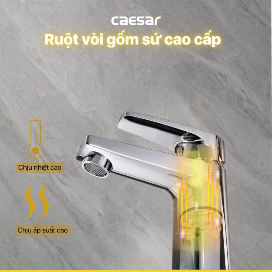 Vì sao nên chọn vòi chậu Caesar?