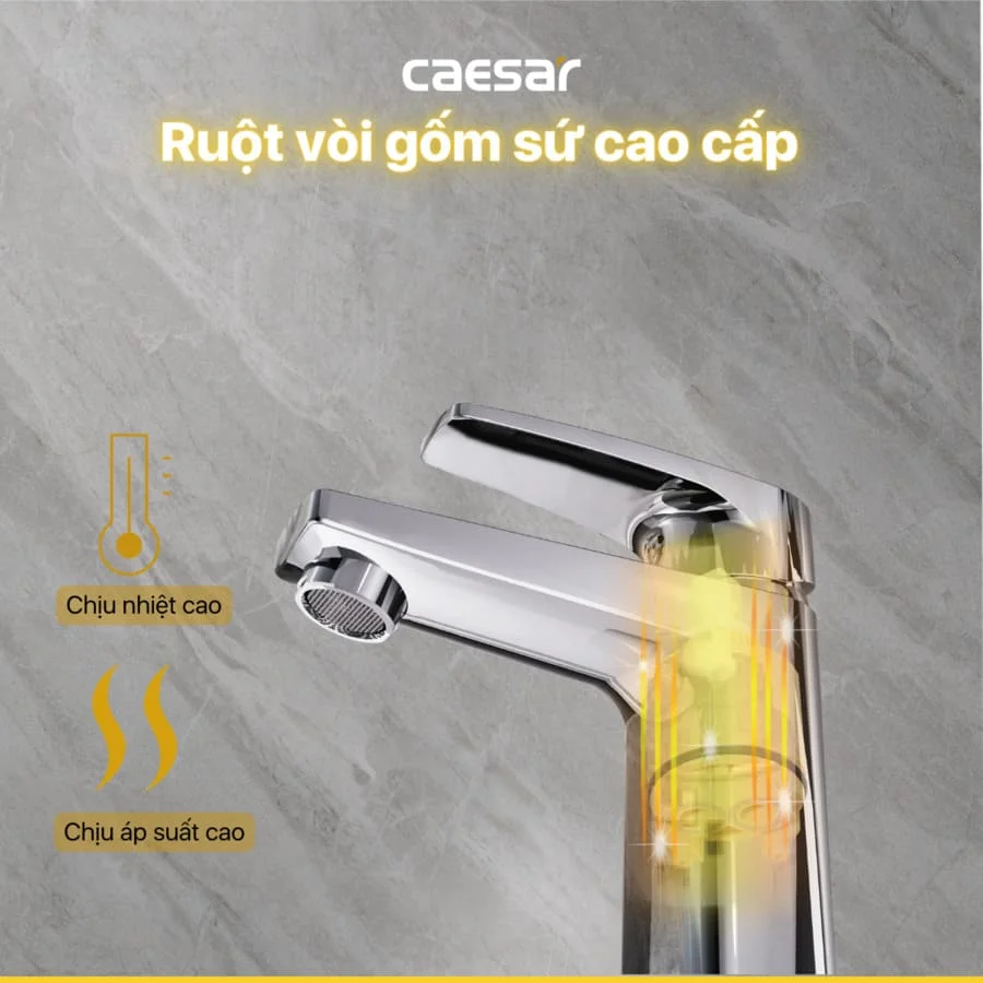  Vì sao nên chọn vòi chậu Caesar?