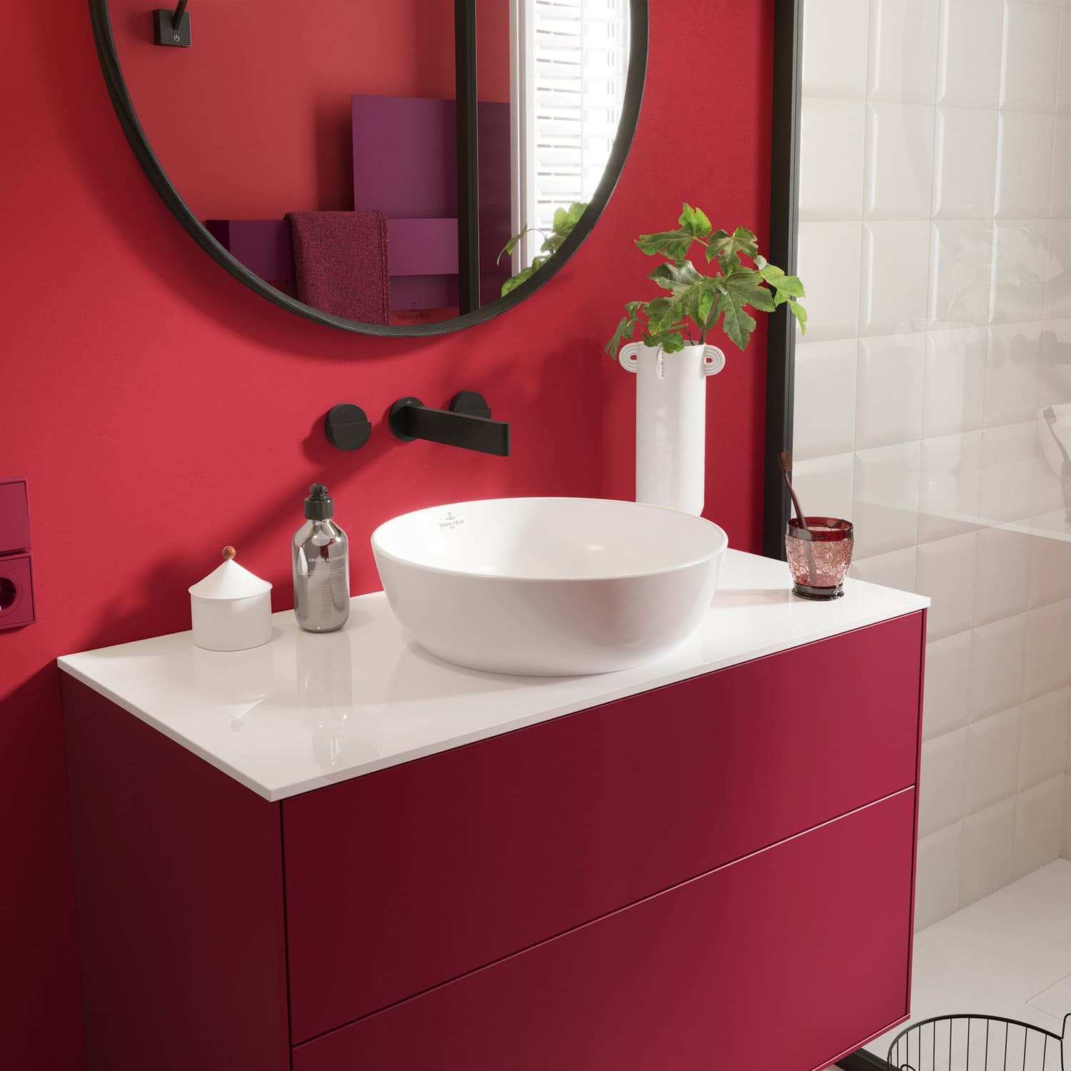 Villeroy-Boch chậu đặt bàn tròn đẹp