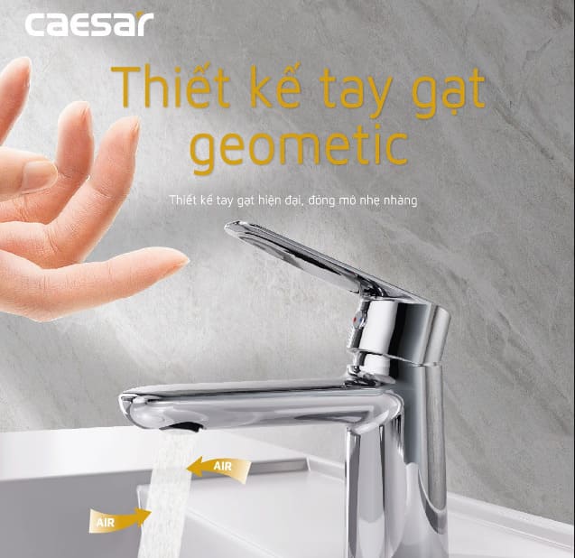 Vòi chậu nóng lạnh Caesar B380CU