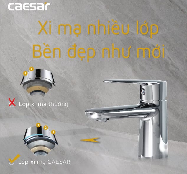 Vòi chậu Caesar B380CU