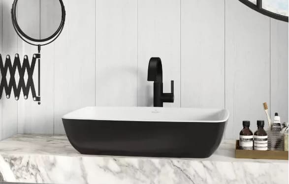 Vòi chậu màu đen Villeroy-boch