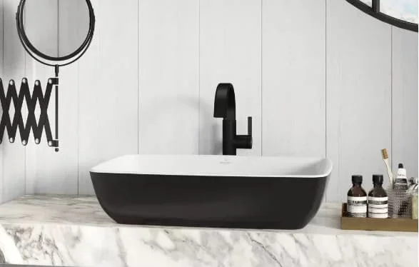 Vòi chậu màu đen Villeroy-boch