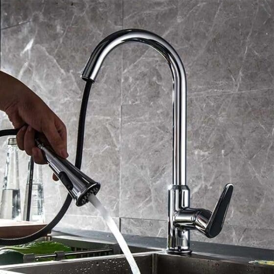 Vòi rửa bát dây rút Miken 