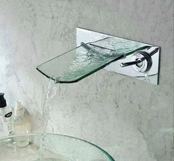 Vòi lavabo kính