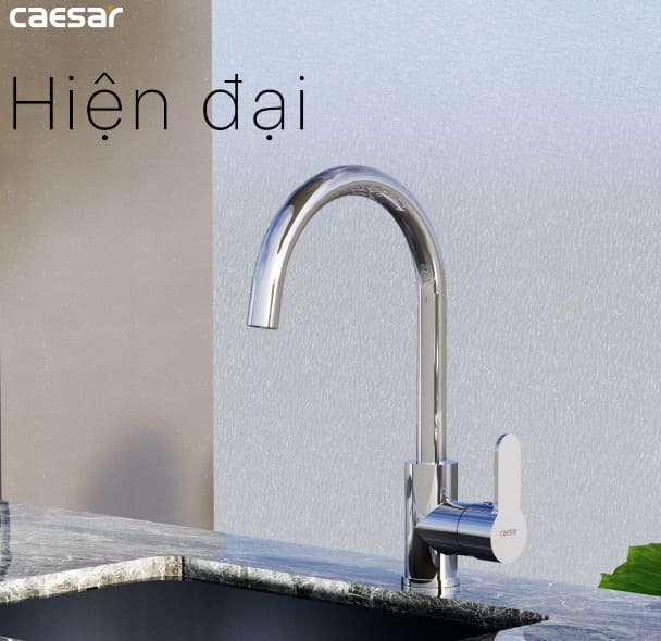 vòi rửa bát gắn chậu Caesar K415C