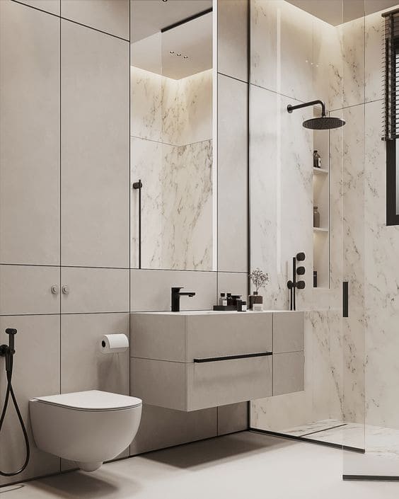 Vòi sen âm tường cao cấp