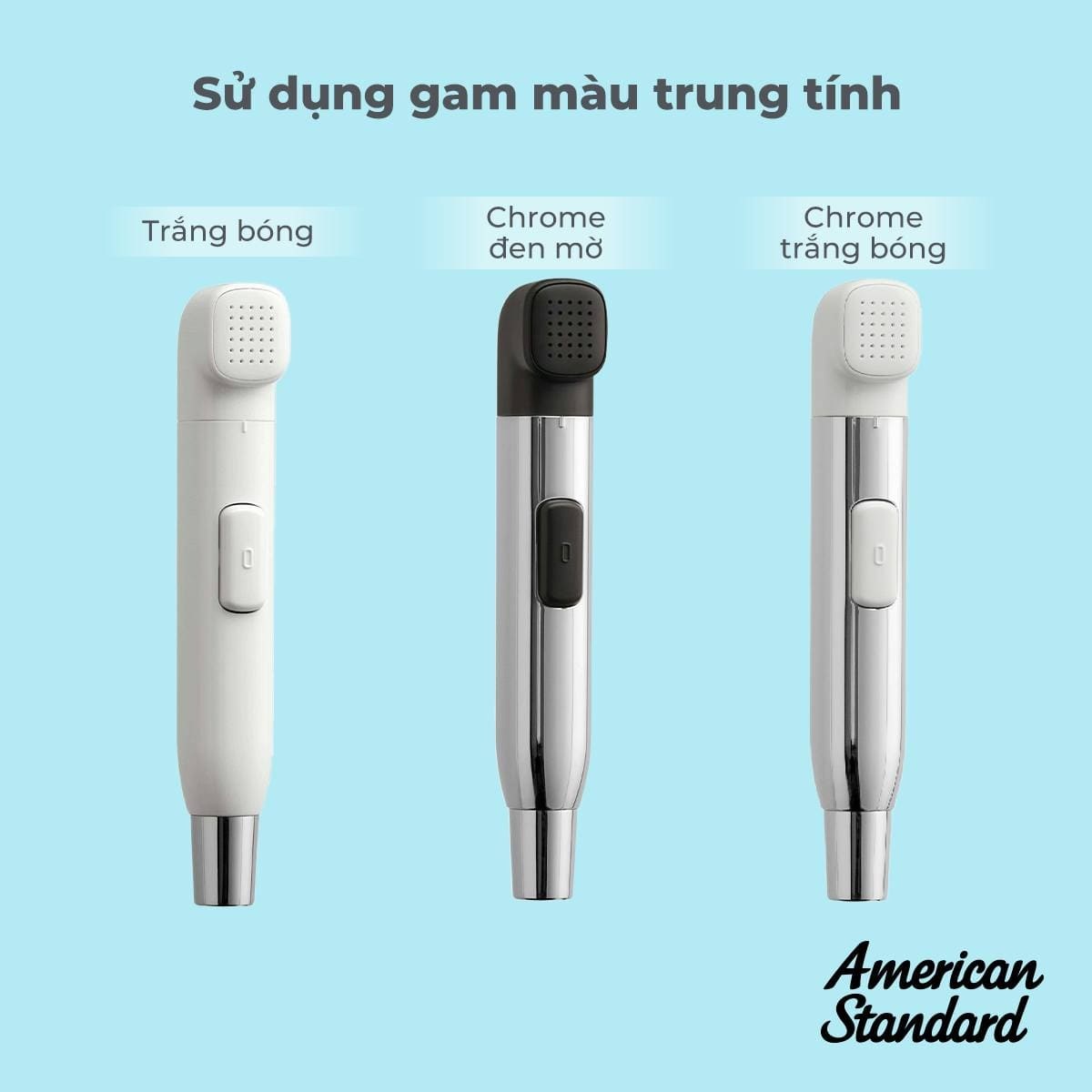 Vòi xịt American Standard – Tinh tế trong từng đường nét thiết kế