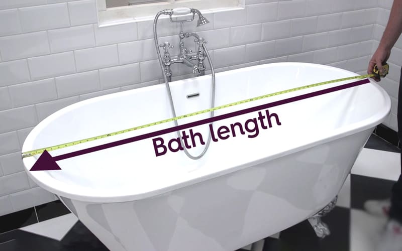 Xác định kích thước bồn để lựa chọn vòi