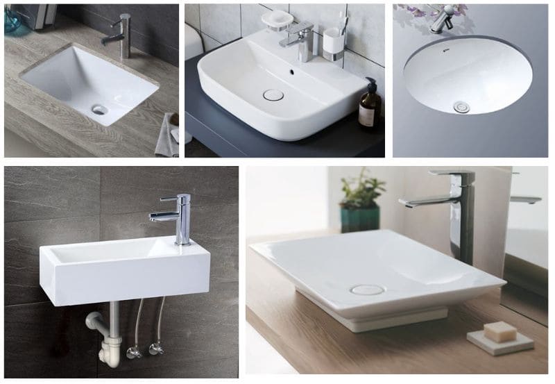 Xác định loại chậu lavabo trước khi chọn vòi