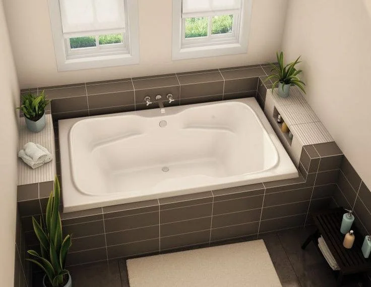 Xác định vị trí lắp bồn tắm xây