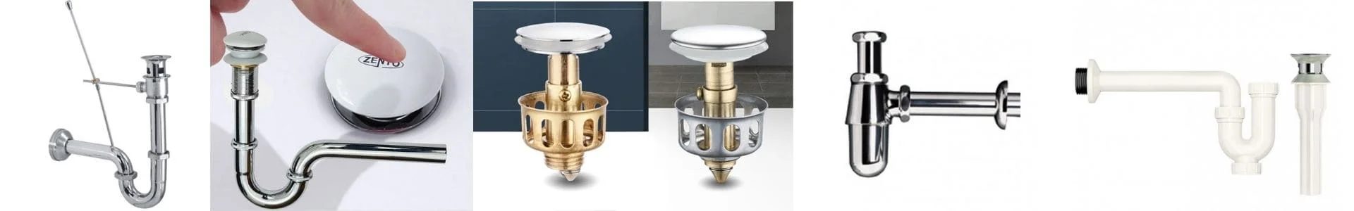 Hình ảnh xi phông lavabo