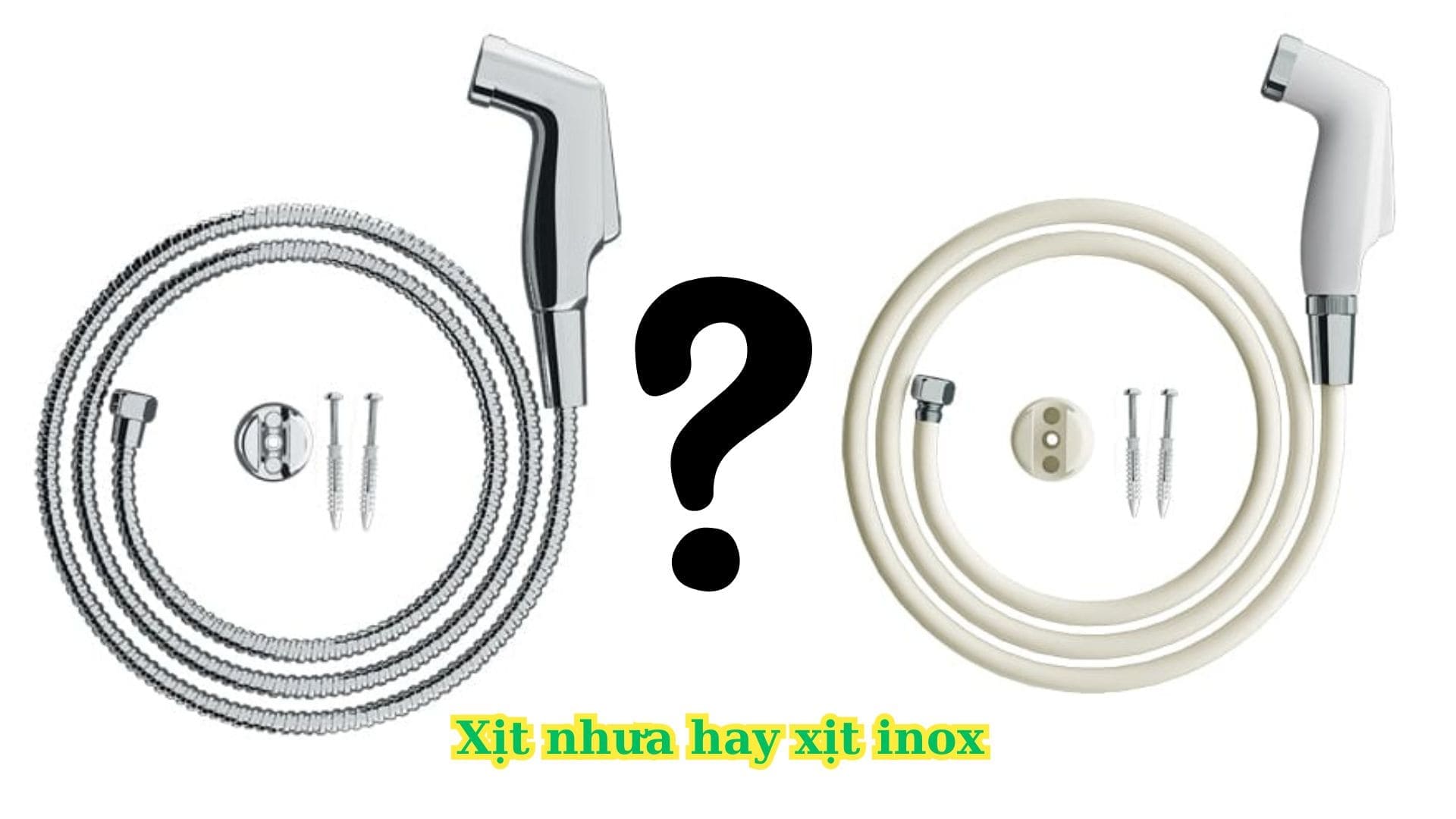 Nên chọn xịt nhưa hay xịt inox 